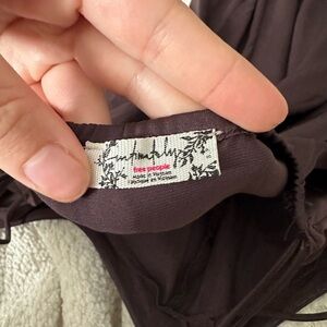 Free People Dark Purple Dress